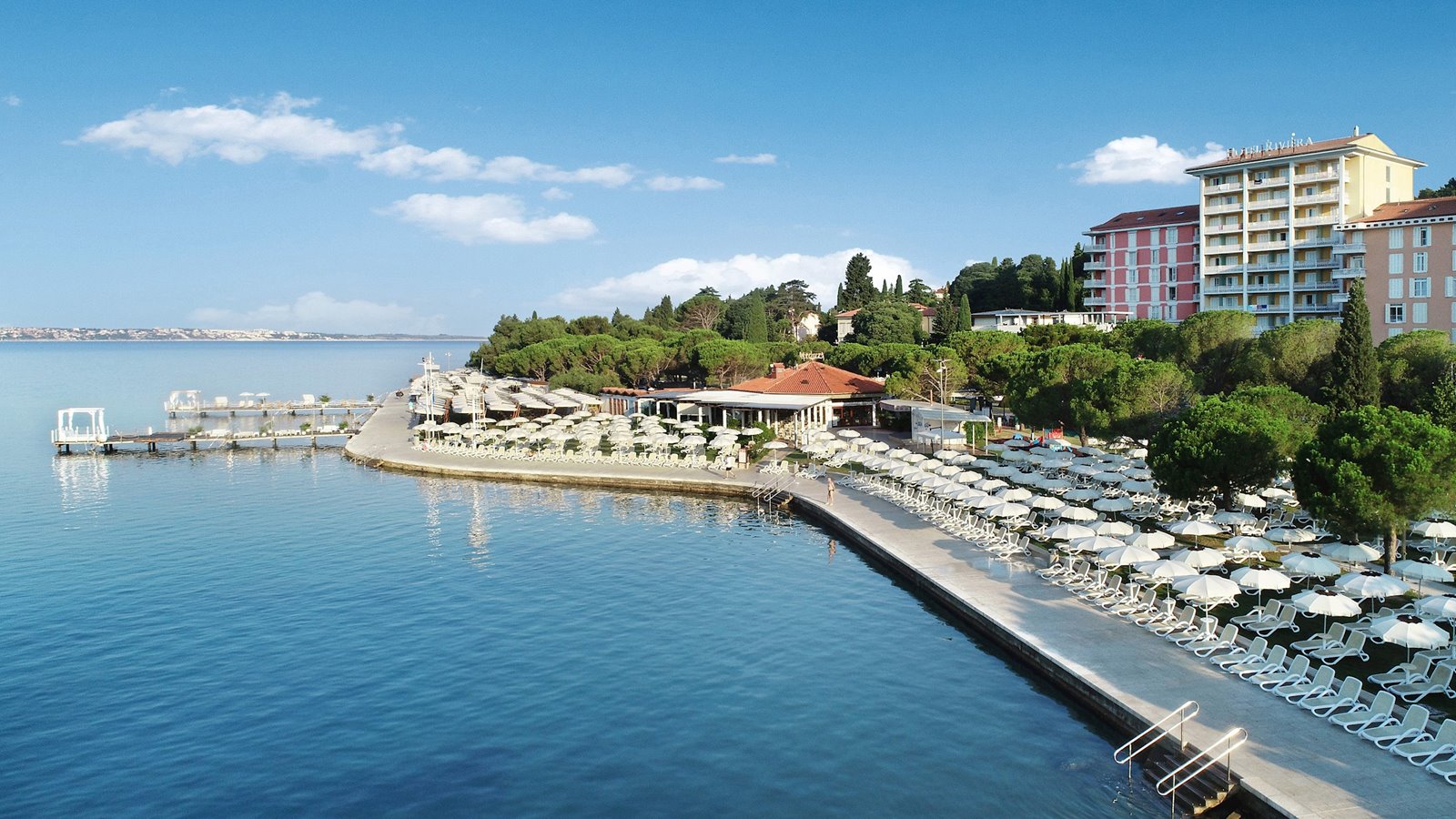 Meduza beach in Portoroz
